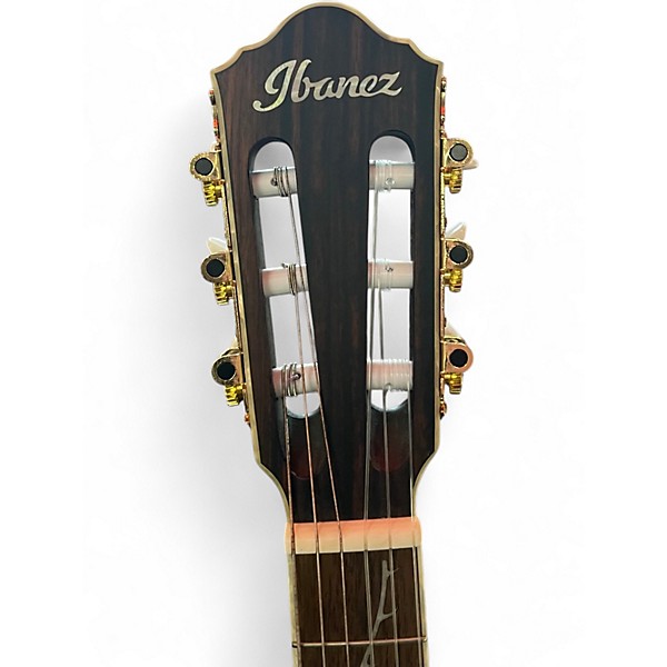 Used Ibanez TOD10N Black Classical Acoustic Electric Guitar