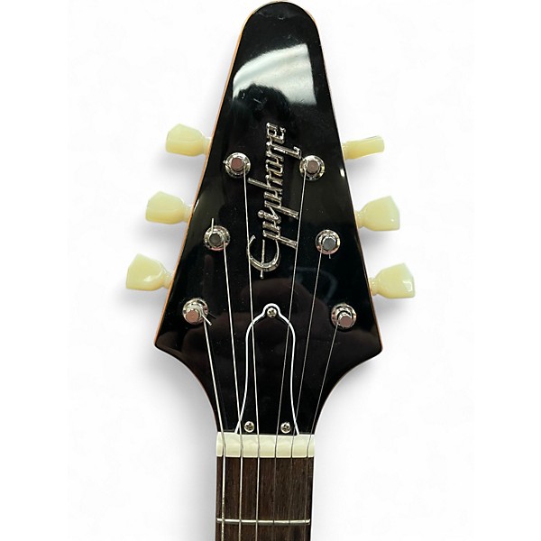 Used Epiphone FLYING V CITRUS SPARKLE Solid Body Electric Guitar