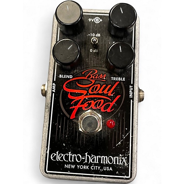 Used Electro-Harmonix Bass Soul Food Overdrive Bass Effect Pedal