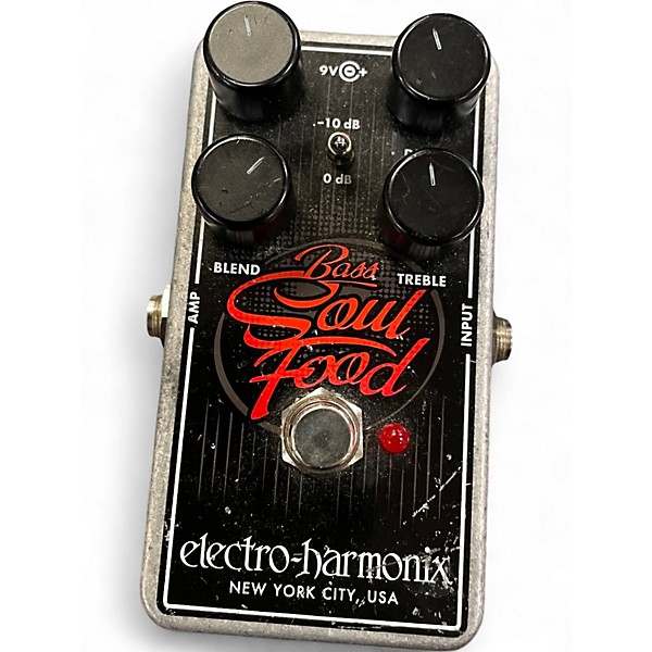 Used Electro-Harmonix Bass Soul Food Overdrive Bass Effect Pedal