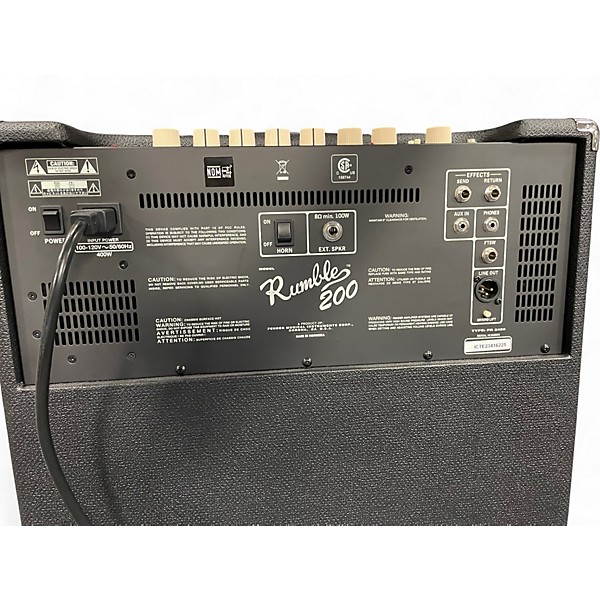 Used 2023 Fender Rumble V3 200W Bass Amp Head