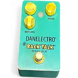 Used Danelectro Back Talk Reverse Delay Effect Pedal