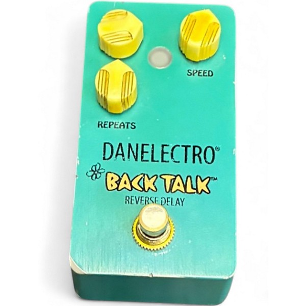 Used Danelectro Back Talk Reverse Delay Effect Pedal
