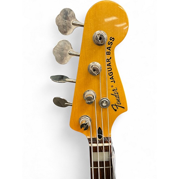 Used Fender Jaguar Bass 3 Tone Sunburst Electric Bass Guitar