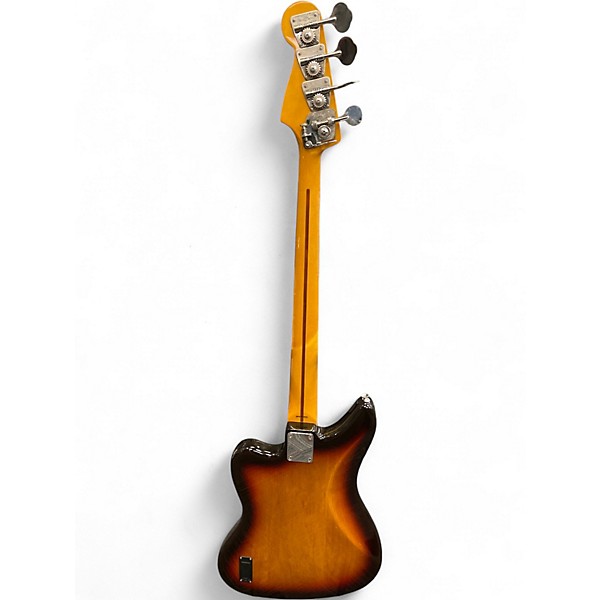 Used Fender Jaguar Bass 3 Tone Sunburst Electric Bass Guitar