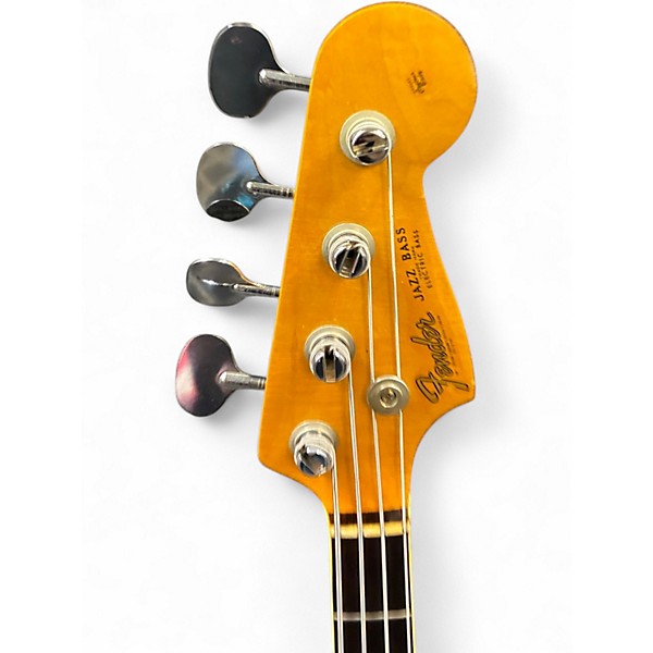 Vintage 1966 Fender JAZZ BASS 2 Tone Sunburst Electric Bass Guitar