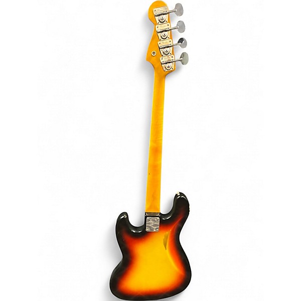 Vintage 1966 Fender JAZZ BASS 2 Tone Sunburst Electric Bass Guitar