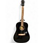 Used Fender CD60 Dreadnought Black Acoustic Guitar thumbnail