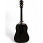 Used Fender CD60 Dreadnought Black Acoustic Guitar