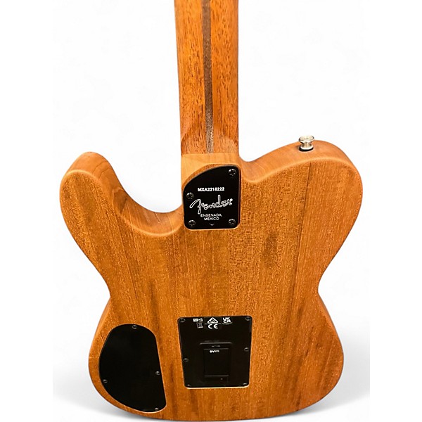 Used 2022 Fender Acoustasonic Player Telecaster Arctic White Acoustic Electric Guitar