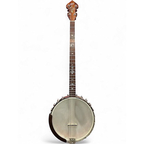 Used Ome Juniper Wizard Openback Plectrum Natural Banjo
