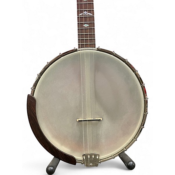 Used Ome Juniper Wizard Openback Plectrum Natural Banjo