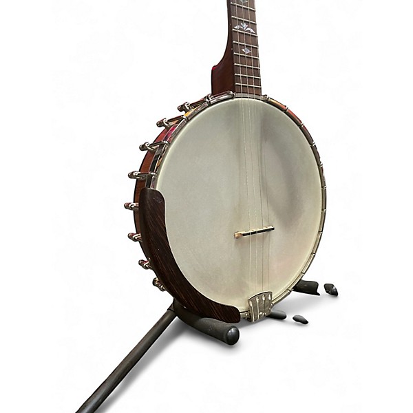 Used Ome Juniper Wizard Openback Plectrum Natural Banjo