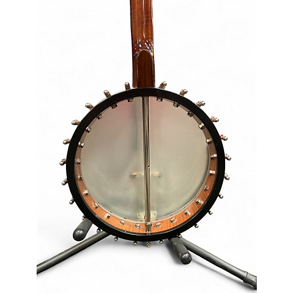 Used Ome Juniper Wizard Openback Plectrum Natural Banjo
