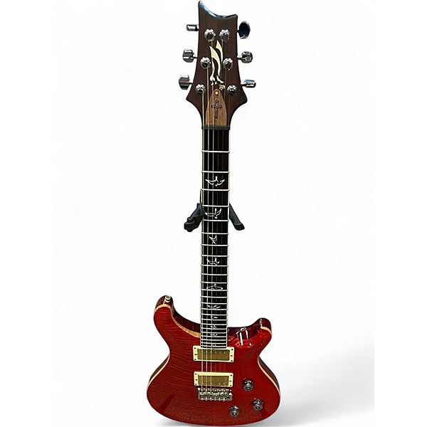 Used PRS CST24 25th Anniversary 10 Top Scarlet Red Solid Body Electric Guitar