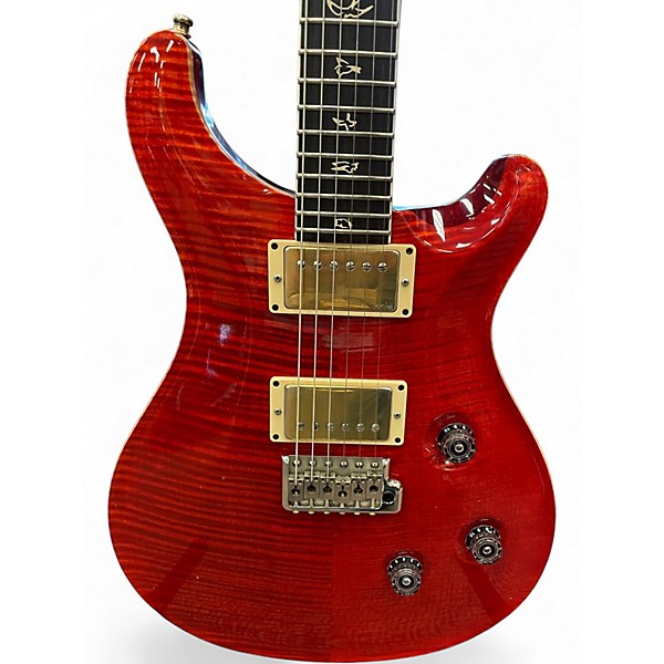 Used PRS CST24 25th Anniversary 10 Top Scarlet Red Solid Body Electric Guitar