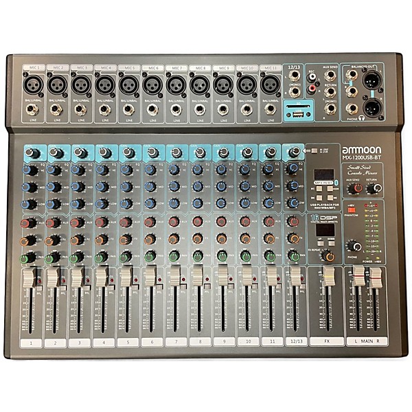 Used Ammoon MX-1200 Powered Mixer