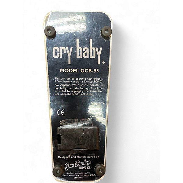 Used Dunlop GCB95TB Wah Effect Pedal