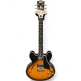 Used Gibson Custom Shop 1958 Reissue ES-335 Murphy Lab Heavy Aged Faded Tobacco Burst Hollow Body Electric Guitar