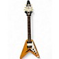 Used Gibson Custom Shop 1958 Reissue Korina Flying V Natural Solid Body Electric Guitar thumbnail