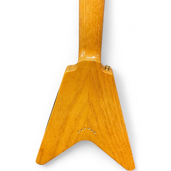 Used Gibson Custom Shop 1958 Reissue Korina Flying V Natural Solid Body Electric Guitar