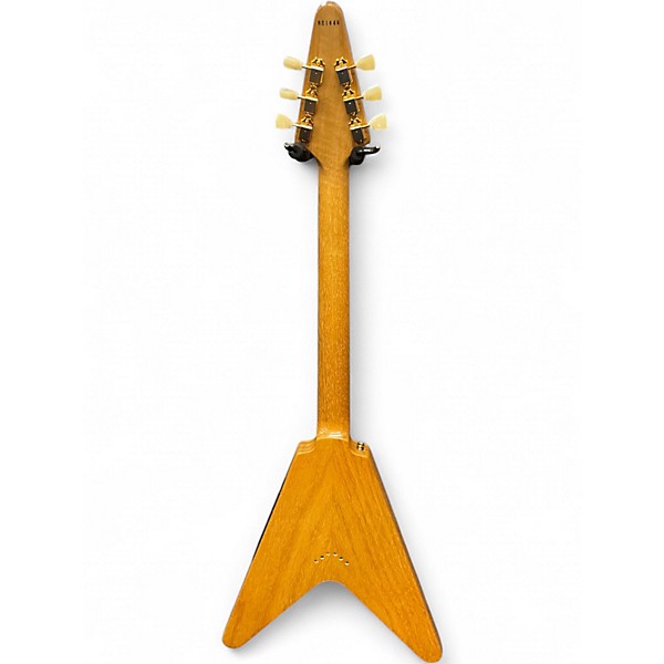 Used Gibson Custom Shop 1958 Reissue Korina Flying V Natural Solid Body Electric Guitar