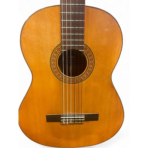 Used Yamaha g-60a Natural Classical Acoustic Guitar