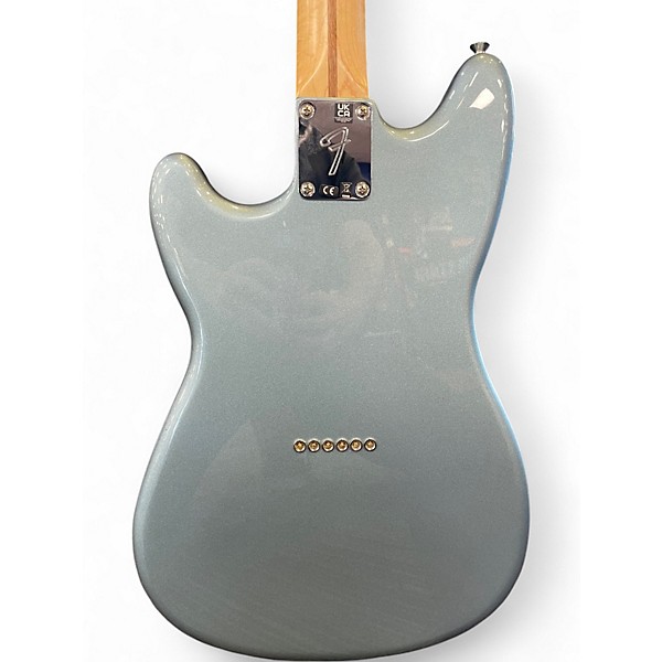 Used 2021 Fender Player Duo Sonic HS Ice Blue Metallic Solid Body Electric Guitar