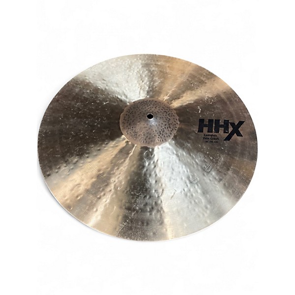 Used 2020s SABIAN 18in HHX COMPLEX THIN CRASH Cymbal