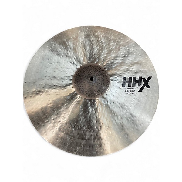 Used 2020s SABIAN 18in HHX COMPLEX THIN CRASH Cymbal