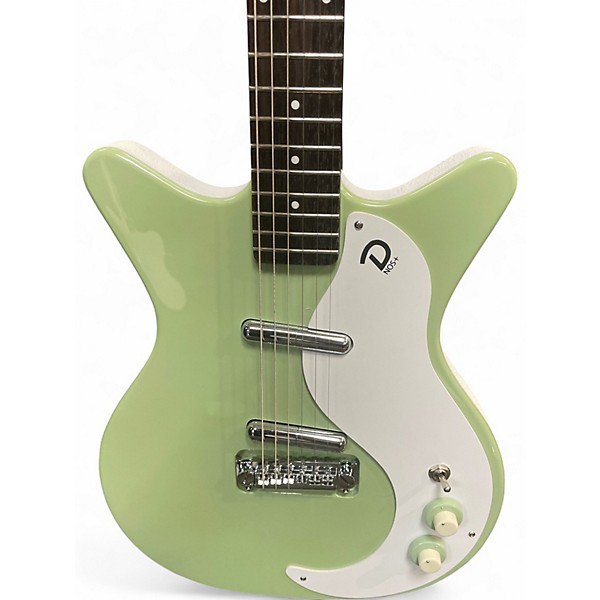 Used Danelectro 59M NOS+ KEEN GREEN Solid Body Electric Guitar