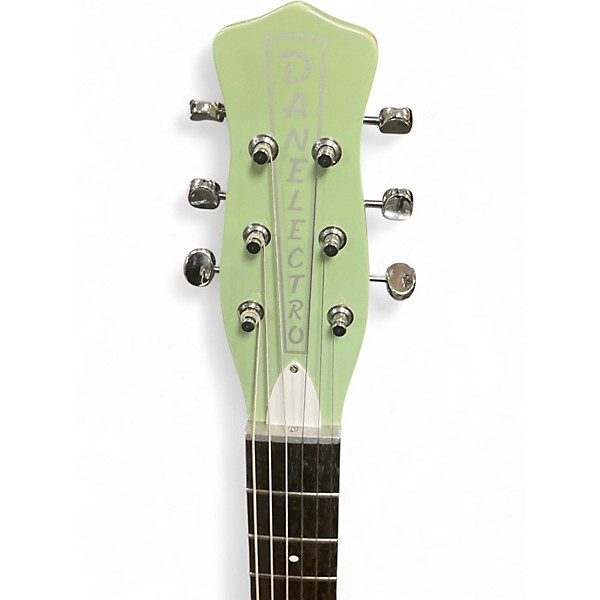 Used Danelectro 59M NOS+ KEEN GREEN Solid Body Electric Guitar