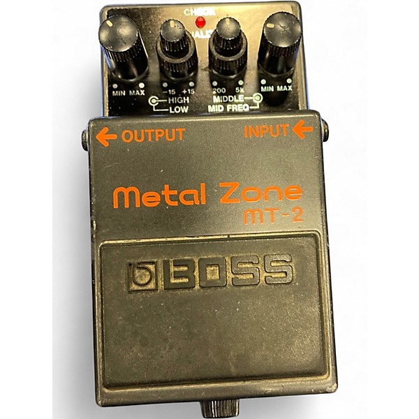 Used BOSS MT2 Metal Zone Distortion Effect Pedal