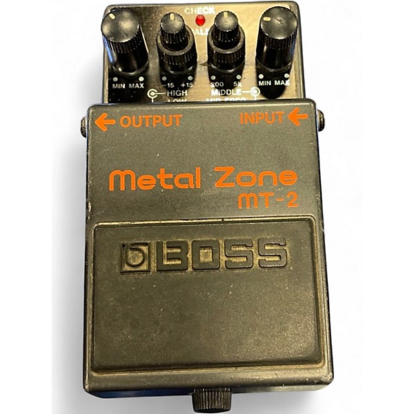 Used BOSS MT2 Metal Zone Distortion Effect Pedal