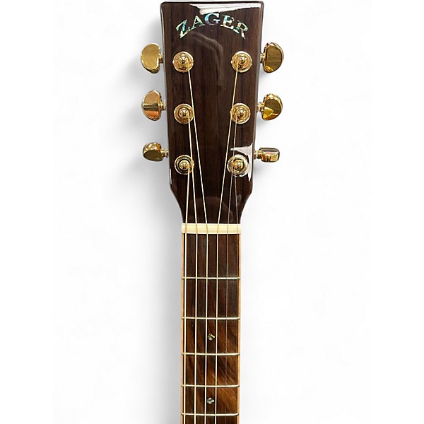 Used Zager ZAD-900CE AURA/N Natural Acoustic Electric Guitar