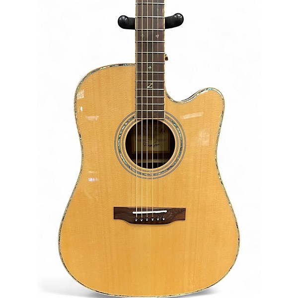 Used Zager ZAD-900CE AURA/N Natural Acoustic Electric Guitar