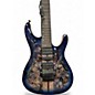 Used Ibanez S1070PBZ Cerulean Blue Burst Solid Body Electric Guitar