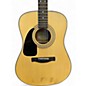 Used Fender CD100 Left Handed Natural Acoustic Guitar