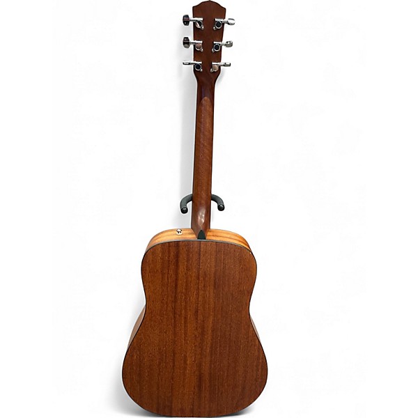 Used Fender CD100 Left Handed Natural Acoustic Guitar