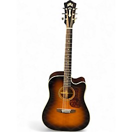 Used Guild D-140CE Antique Burst Acoustic Electric Guitar