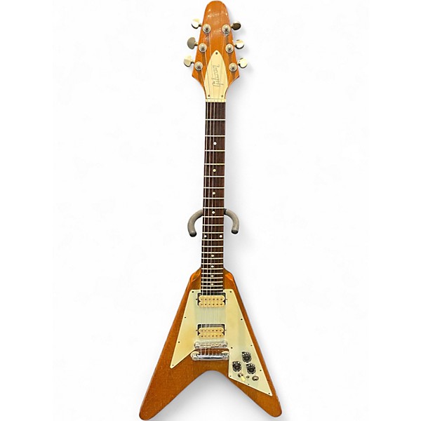 Vintage 1975 Gibson Flying V Natural Solid Body Electric Guitar