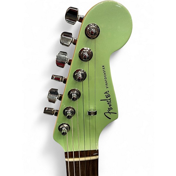 Used Fender Limited Edition American Elite Stratocsater Surf Pearl Solid Body Electric Guitar
