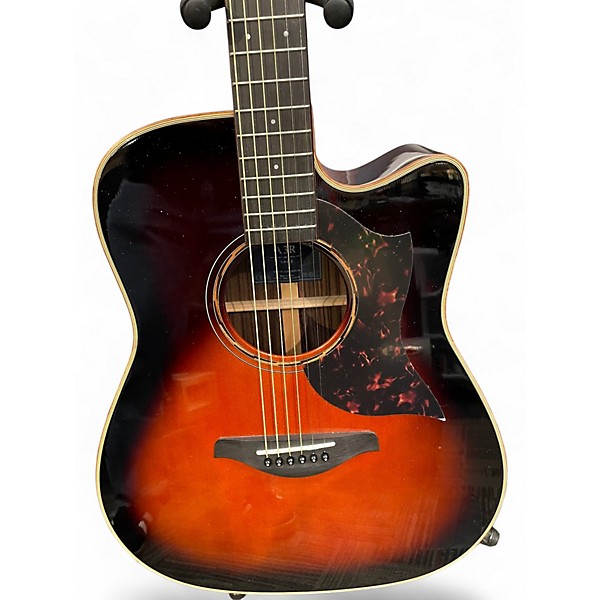 Used Yamaha A3R 2 Tone Sunburst Acoustic Electric Guitar