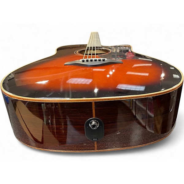Used Yamaha A3R 2 Tone Sunburst Acoustic Electric Guitar
