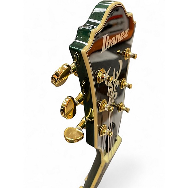 Used Ibanez AS93FM Artcore Expressionist Transparent Moss green Hollow Body Electric Guitar