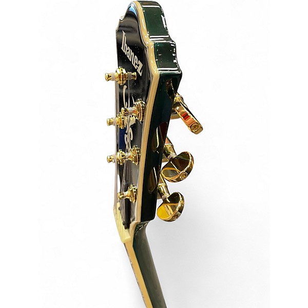 Used Ibanez AS93FM Artcore Expressionist Transparent Moss green Hollow Body Electric Guitar