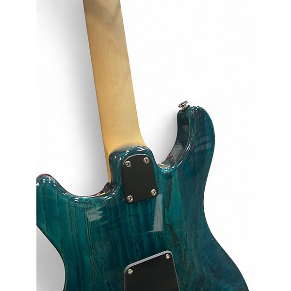 Used PRS Swamp Ash SE Iri Blue Solid Body Electric Guitar