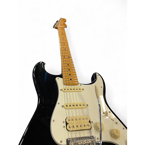 Used Fender Player Stratocaster Black and White Solid Body Electric Guitar