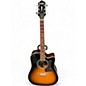 Used Epiphone Masterbuilt DR-500MCE  Vintage Sunburst Acoustic Electric Guitar thumbnail