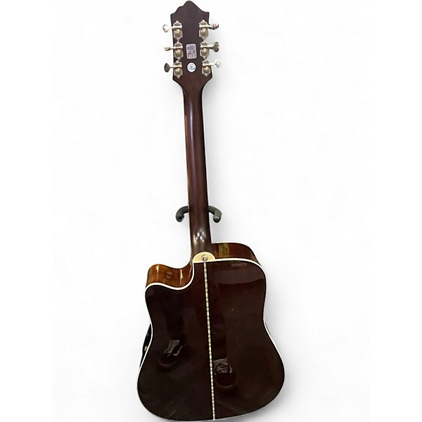 Used Epiphone Masterbuilt DR-500MCE  Vintage Sunburst Acoustic Electric Guitar